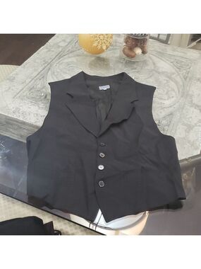 KENZO 1980 MENS wool blend suit vest medium